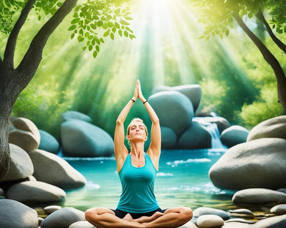 Ontspannende yoga oefeningen voor stressvermindering