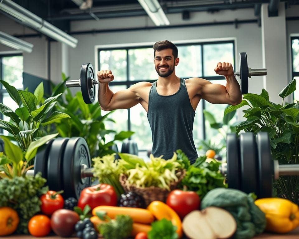 Krachttraining combineren met een plantaardig dieet