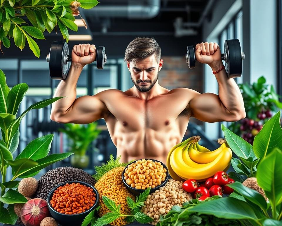 Krachttraining combineren met plantaardige eiwitten voor spierkracht