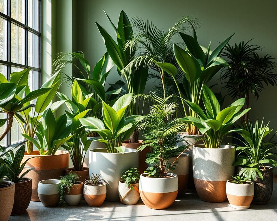 Mooie plantenpotten voor een groen interieur