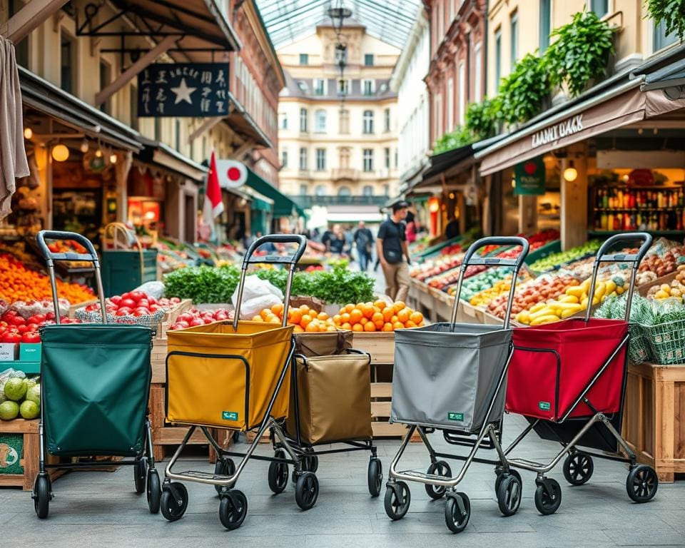 Opvouwbare winkeltrolleys: Makkelijker boodschappen doen