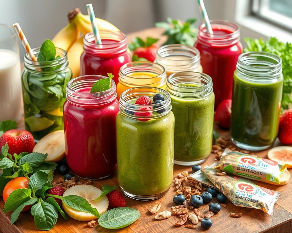 Verhoog je energieniveau met gezonde smoothies en snacks