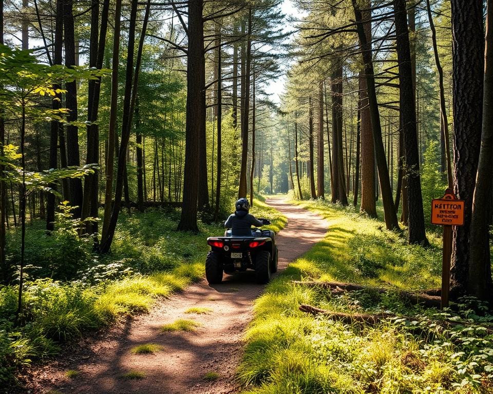 tips voor quadrijden in natuurgebieden