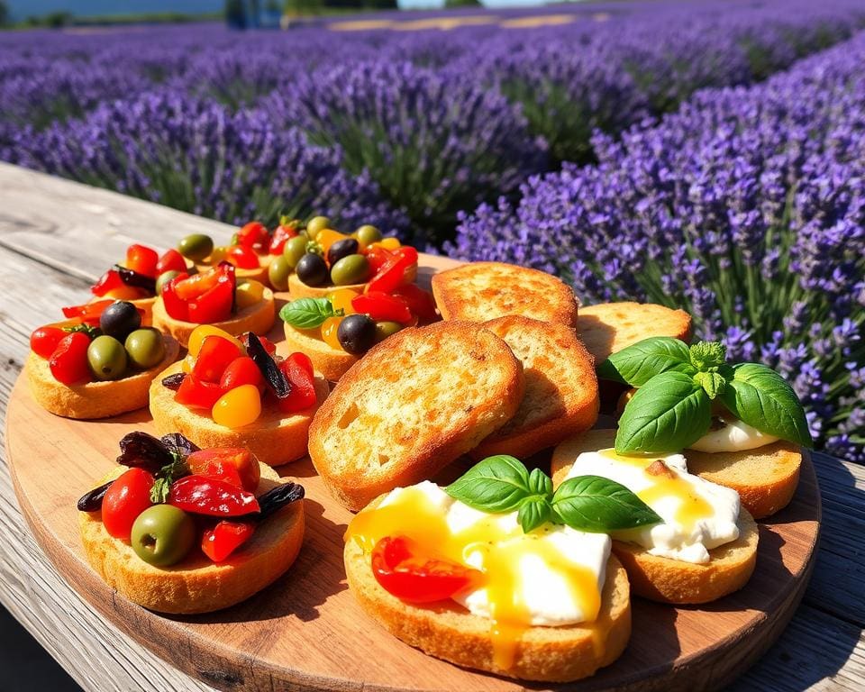 Aperitiefhapjes geïnspireerd door Zuid-Frankrijk