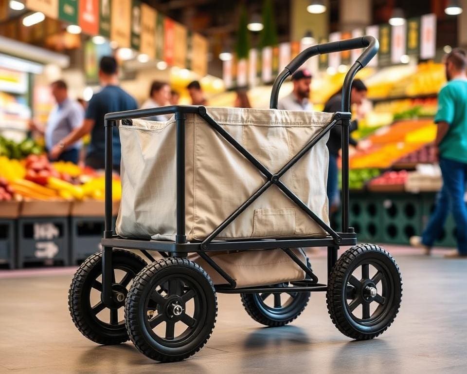 trolley voor zware boodschappen