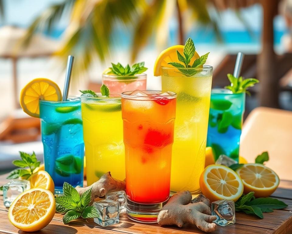 zomerse drankjes met exotische smaken